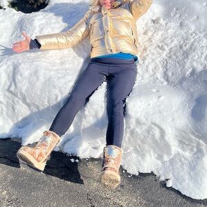 UGG Sparkly Gold Winter Boots